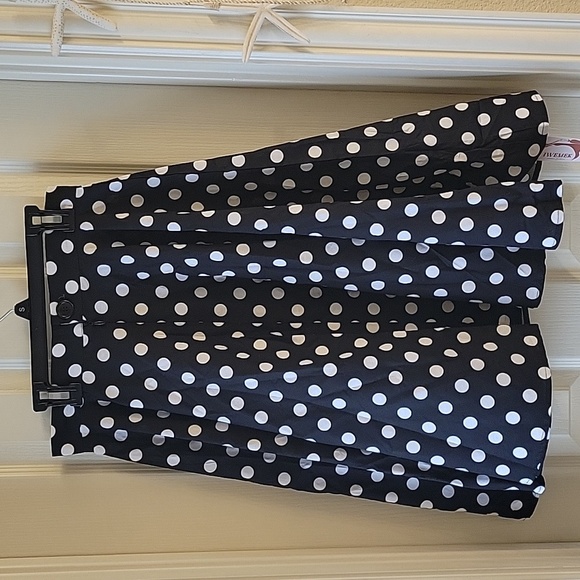 Polka Dot Flare Skirt - Black and White NWT - Picture 13 of 14